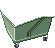 front of trash